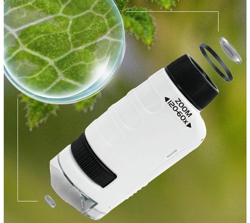 Edukacinis 3in1 mikroskopas didinimu iki 1200x