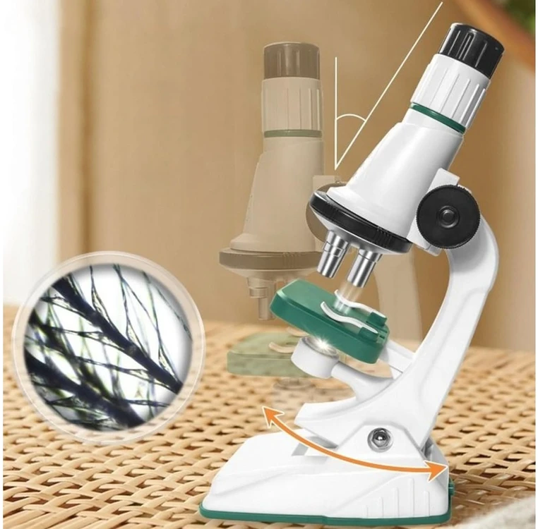 Edukacinis 3in1 mikroskopas didinimu iki 1200x