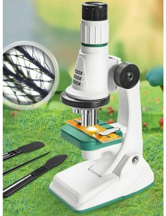Edukacinis 3in1 mikroskopas didinimu iki 1200x