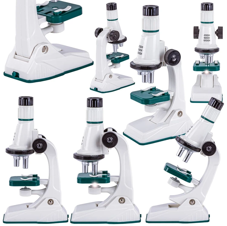 Edukacinis 3in1 mikroskopas didinimu iki 1200x