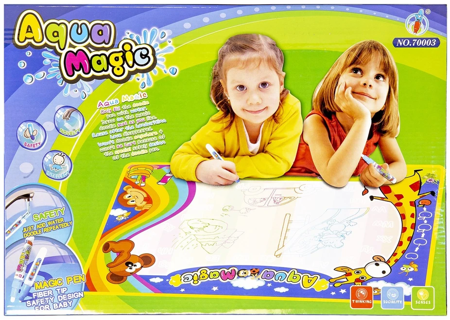 Edukacinis vandens kilimėlis piešimui/dažymui