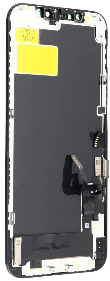 iPhone 12 / 12 Pro LCD ekranas su skaitmeniniu keitikliu, juodas (ZY-LTPS), perkeliamas IC