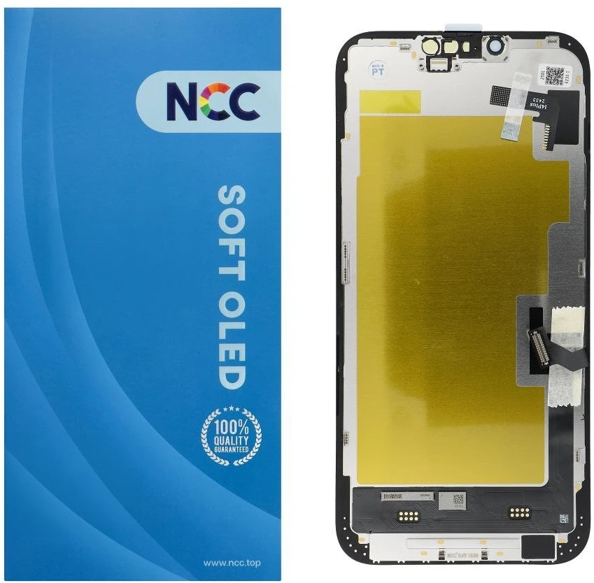 NCC LCD ekranas, skirtas „iPhone 14 Plus“ minkštam OLED (palaiko IC transplantaciją)