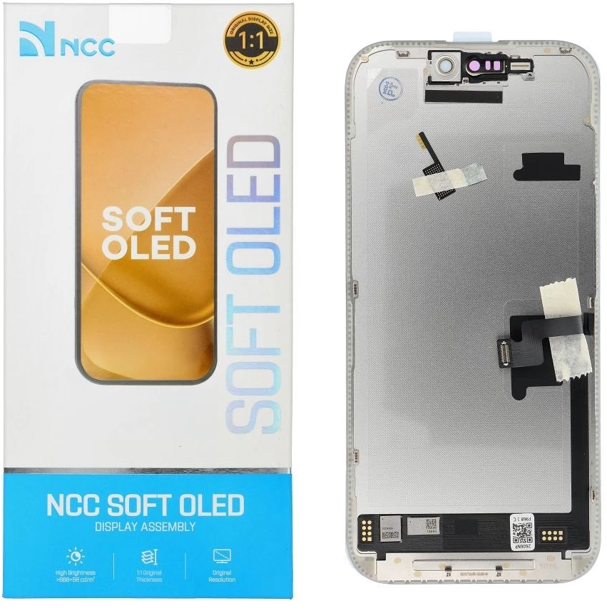 NCC LCD ekranas, skirtas IPHONE 16 PRO 120Hz Soft Oled (palaiko IC transplantaciją)