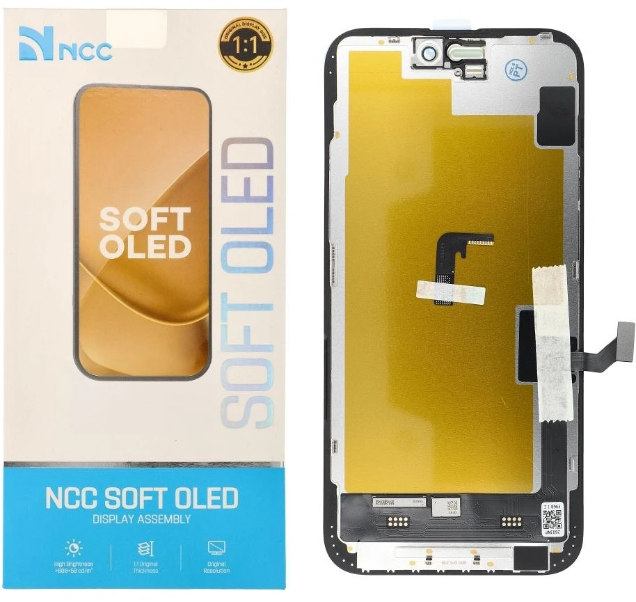 NCC LCD ekranas, skirtas iPhone 15 Plus, minkštas Oled (palaiko IC transplantaciją)