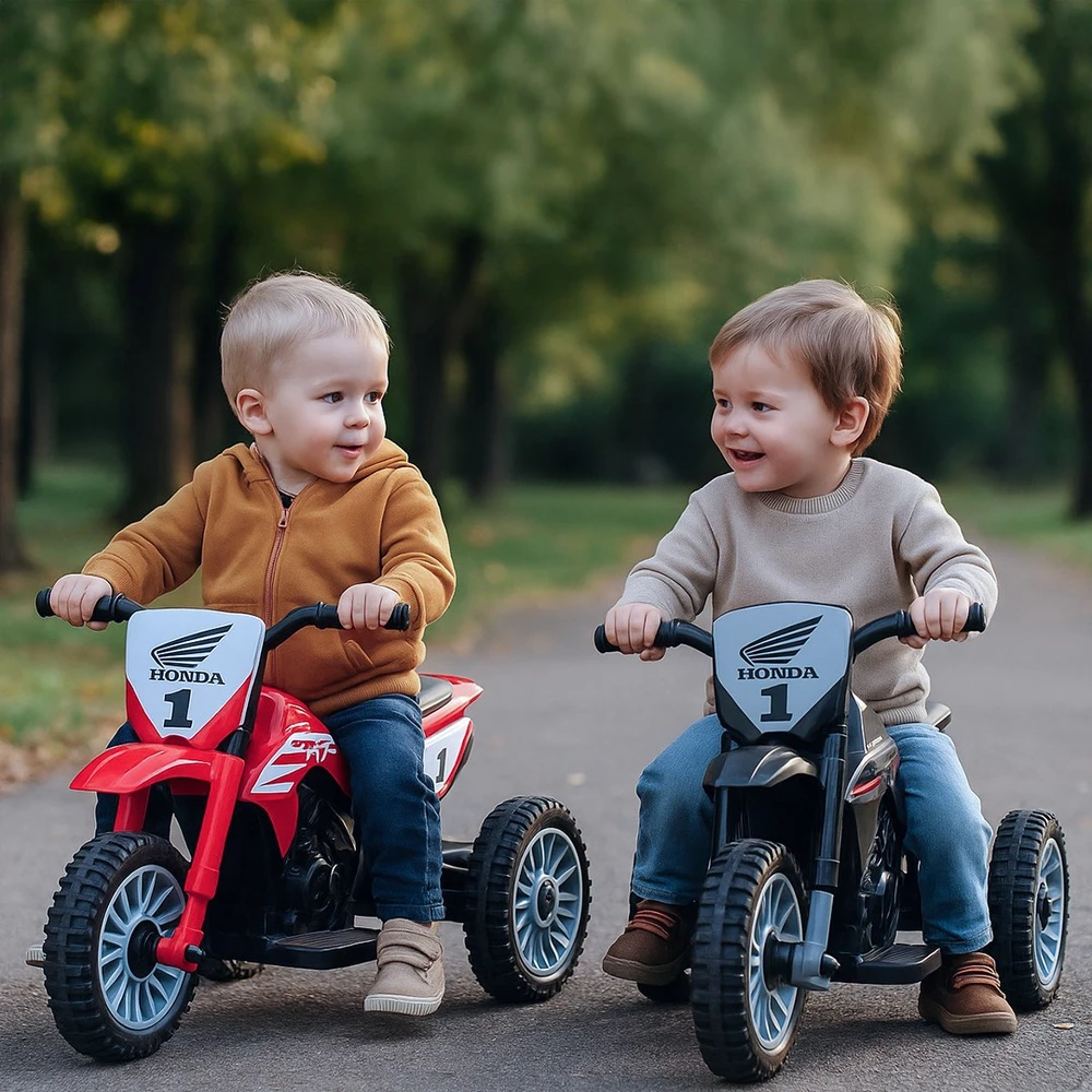 Elektrinė motociklas Baby Mix Honda CRF 450R raudonas