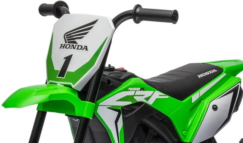 Elektrinė motociklas Baby Mix Honda CRF 450R žalia