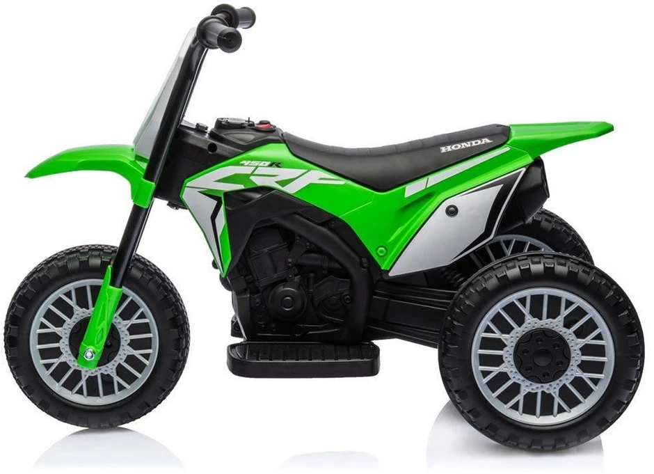 Elektrinė motociklas Baby Mix Honda CRF 450R žalia