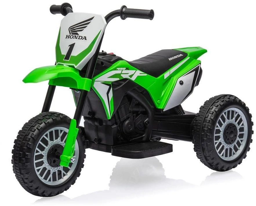 Elektrinė motociklas Baby Mix Honda CRF 450R žalia