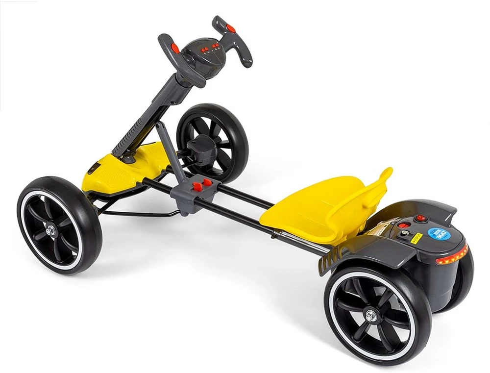Elektrinis kartingas GOKART BOLT Milly Mally geltonas