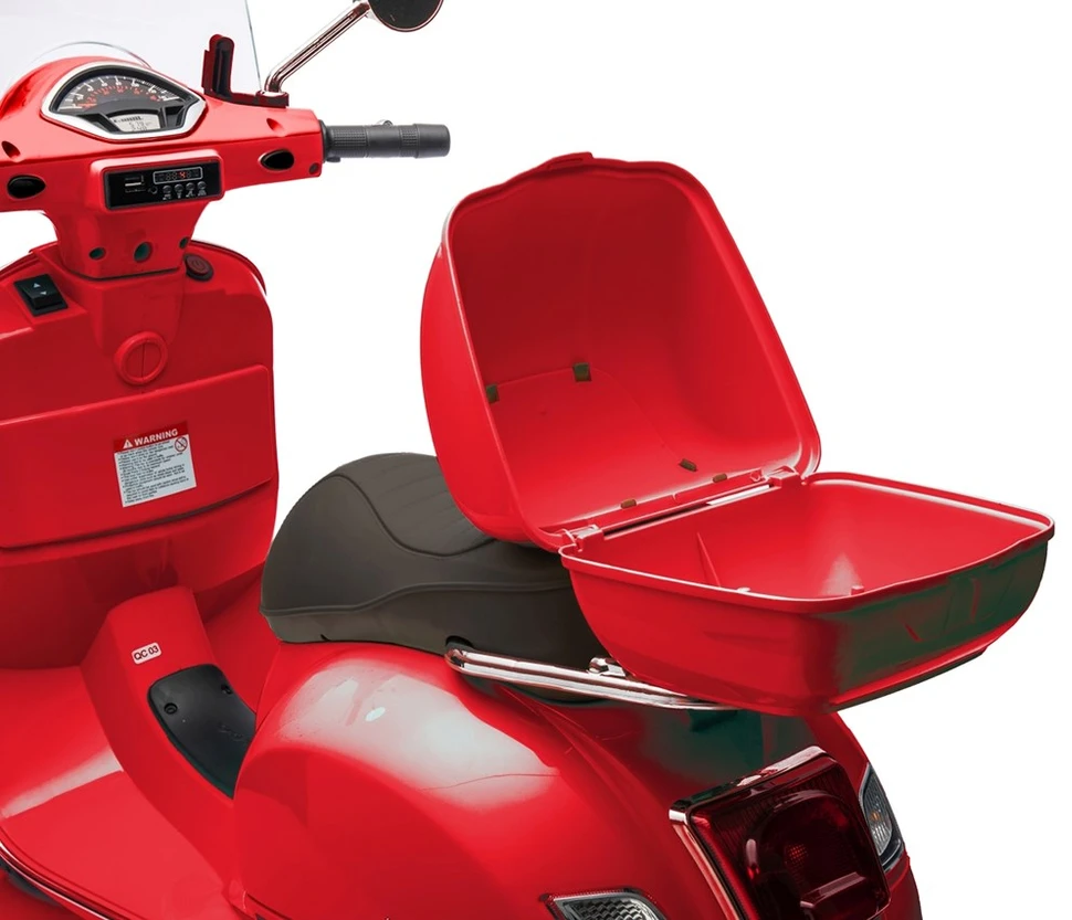 Milly Mally Elektrinis motoroleris Vespa GTS Super, Raudona