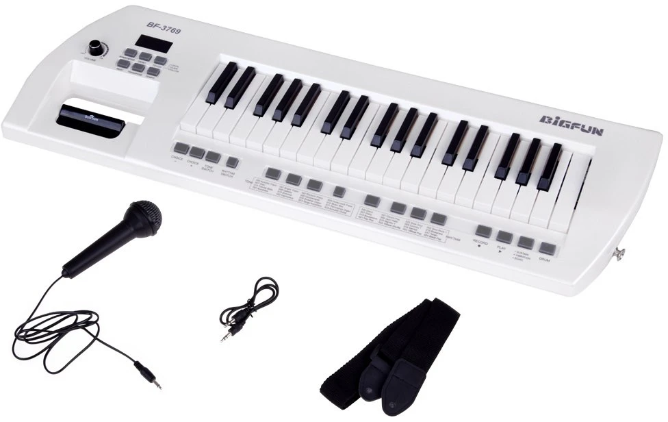 Jokomisiada Elektrinis pianinas plius mikrofonas, žaislinis instrumentas vaikams IN0173