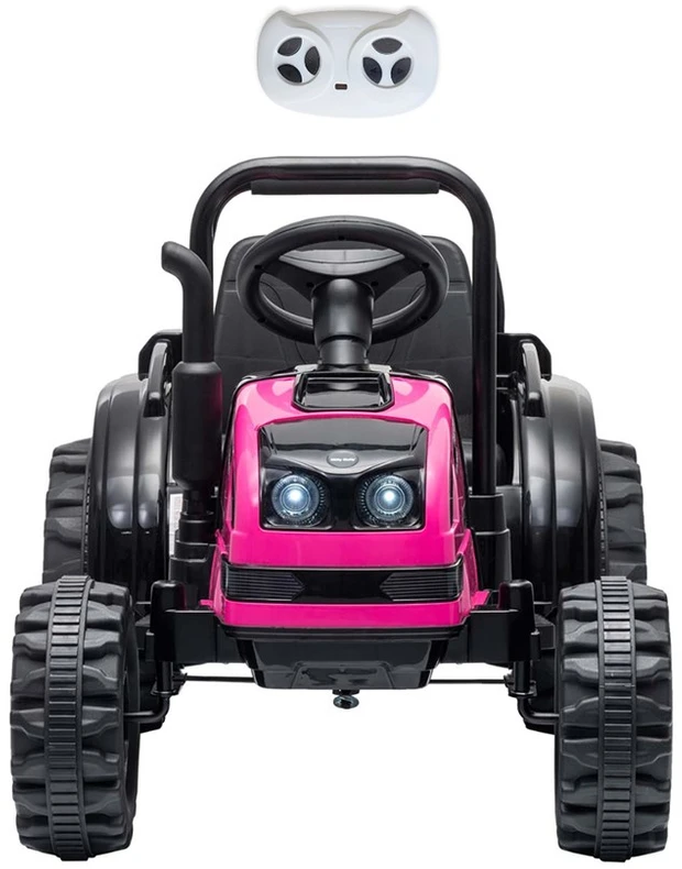 Elektrinis traktorius su priekaba Milly Mally Farmer rožinis
