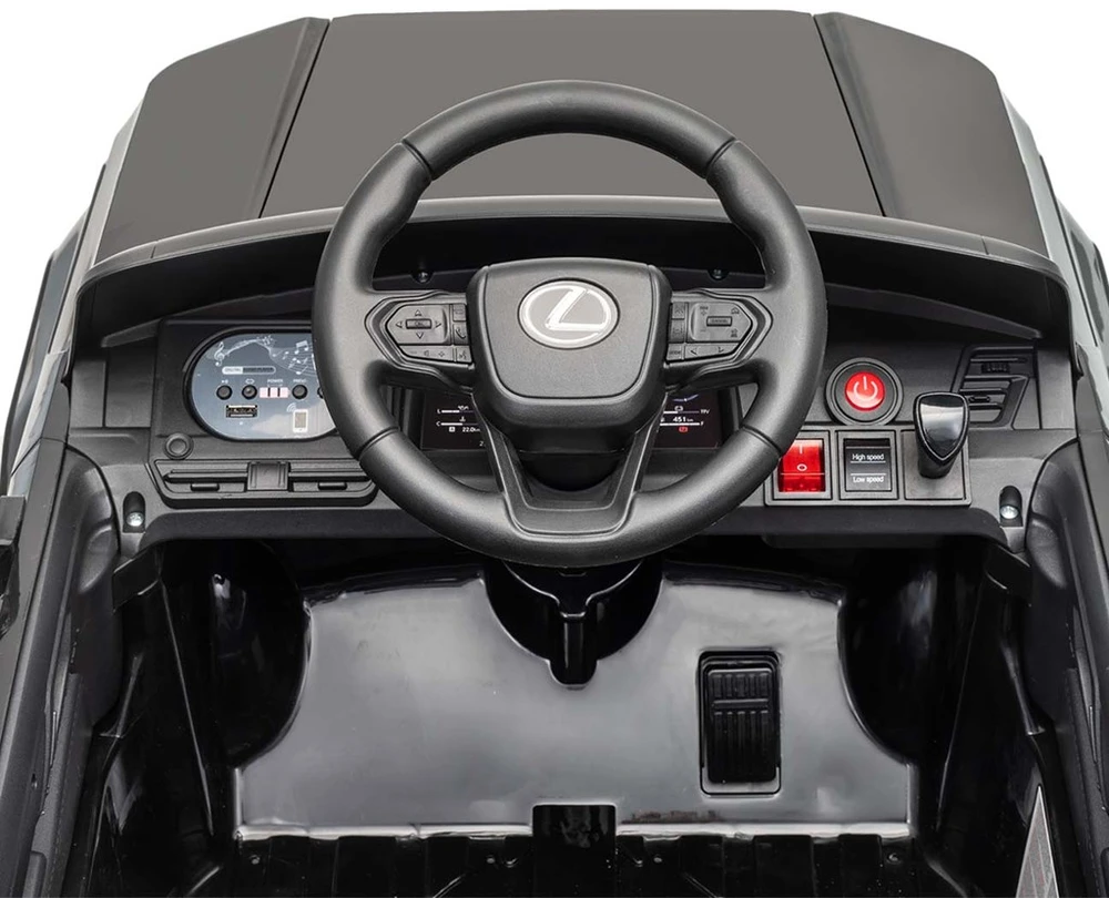 Elektrinis vaikiškas automobilis Milly Mally Lexus GX550 juodas