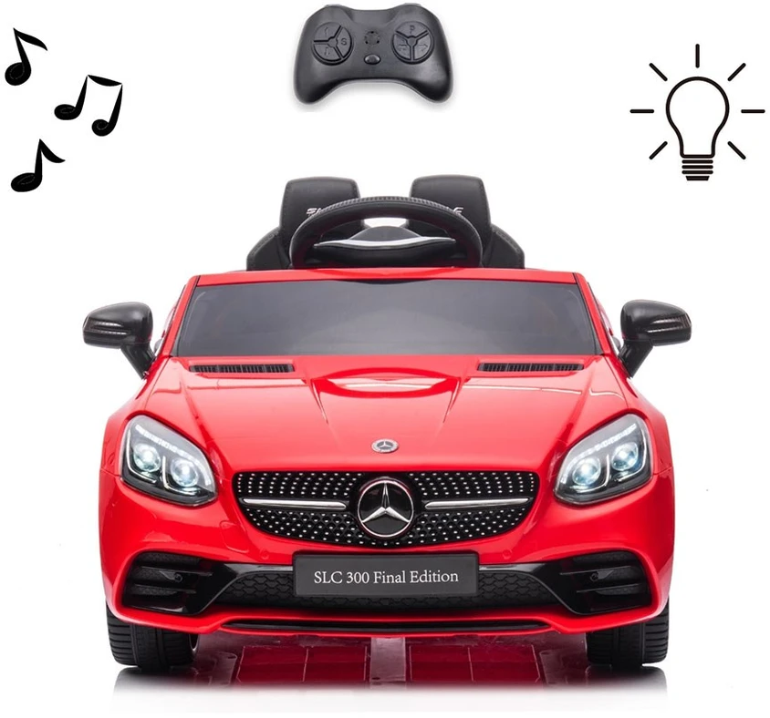 Milly Mally Akumuliatorinis automobilis vaikams „Mercedes-Benz SLC“, raudonos spalvos