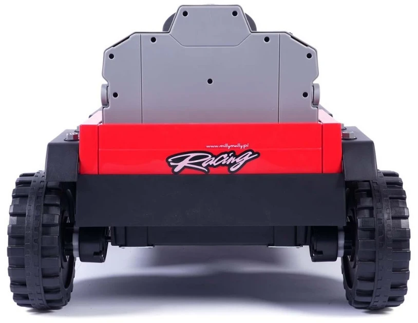 Elektrinis vaikiškas automobilis Milly Mally Prime 2in1 raudonas