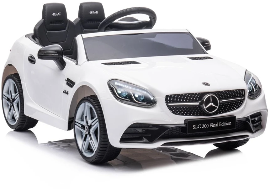 Milly Mally Akumuliatorinis automobilis vaikams „Mercedes-Benz SLC“, baltos spalvos