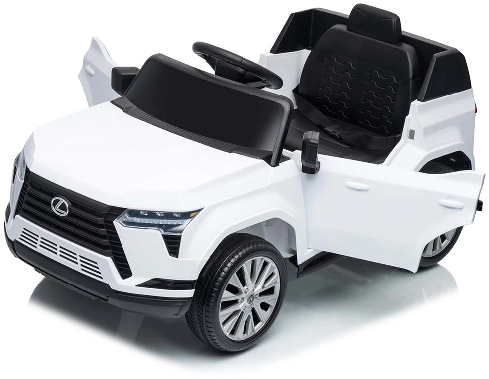 Elektrinis vaikiškas automobilis Milly Mally Lexus GX550 baltos spalvos