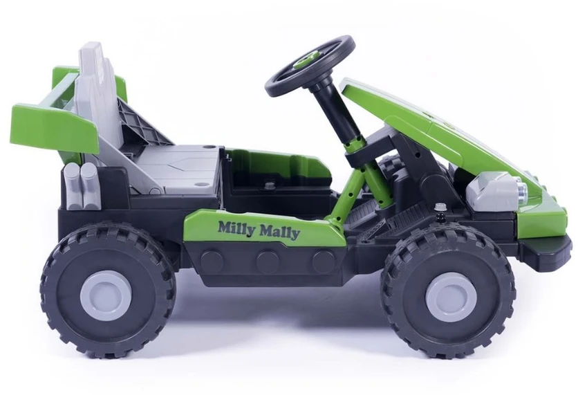 Elektrinis vaikiškas automobilis Milly Mally Prime 2in1 žalias