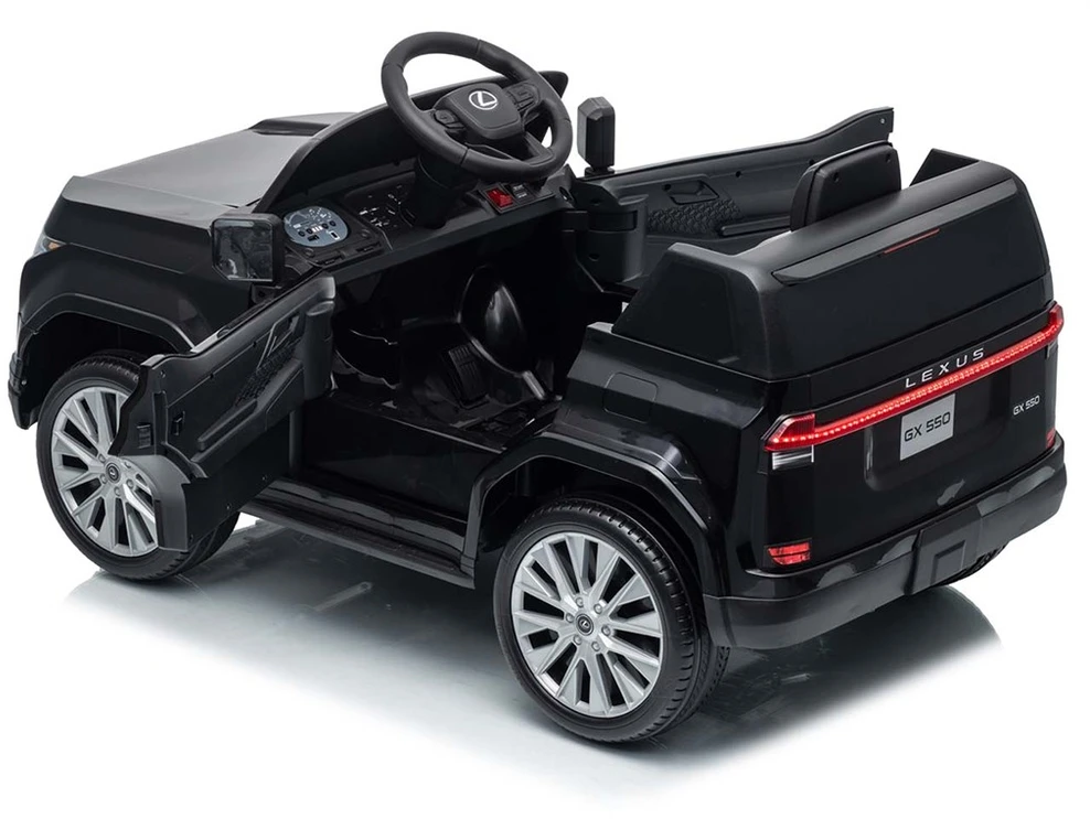 Elektrinis vaikiškas automobilis Milly Mally Lexus GX550 juodas