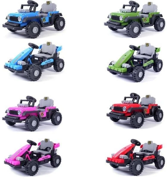 Elektrinis vaikiškas automobilis Milly Mally Prime 2in1 raudonas
