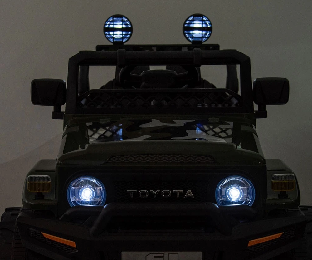 Elektrinis vaikiškas automobilis Milly Mally Toyota FJ Cruiser Army