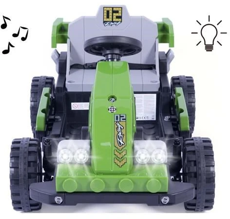 Elektrinis vaikiškas automobilis Milly Mally Prime 2in1 žalias