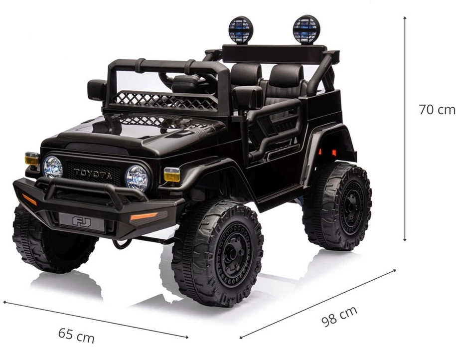 MILLY MALLY 5723 Akumuliatorinė transporto priemonė Toyota FJ Cruiser Juoda