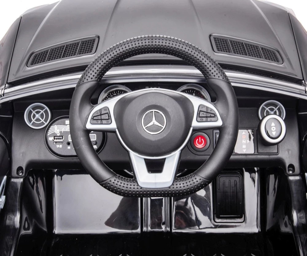 Milly Mally Akumuliatorinis automobilis vaikams „Mercedes-Benz SLC“, juodos spalvos
