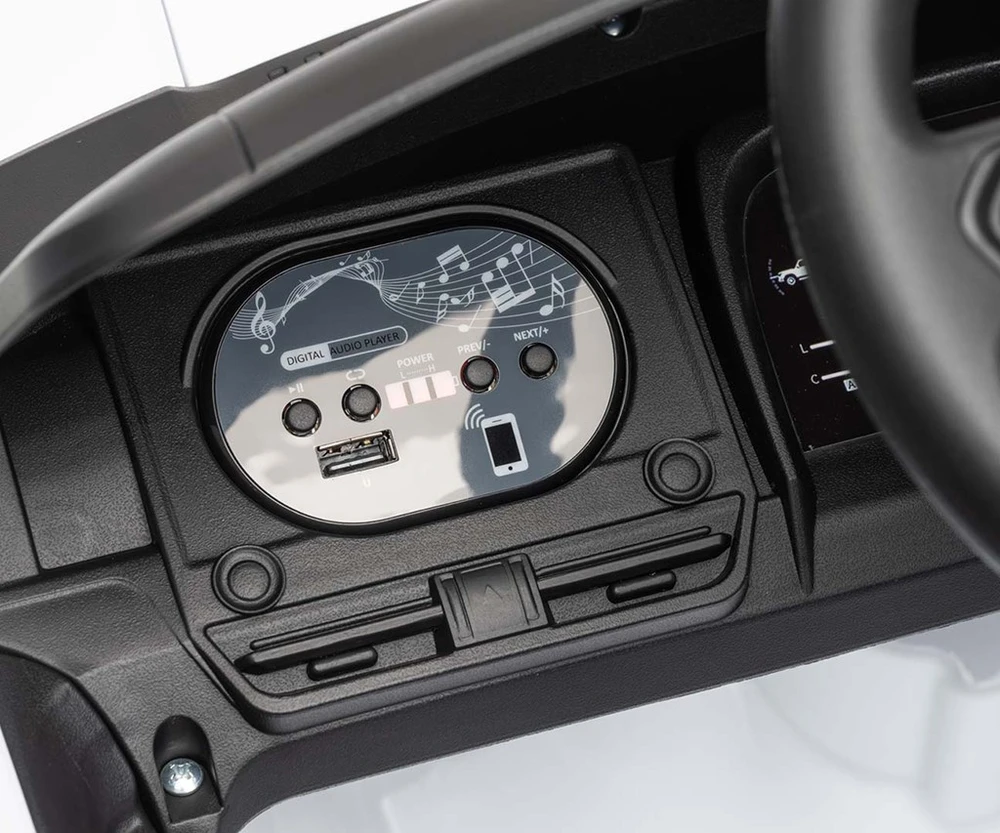 Elektrinis vaikiškas automobilis Milly Mally Lexus GX550 baltos spalvos