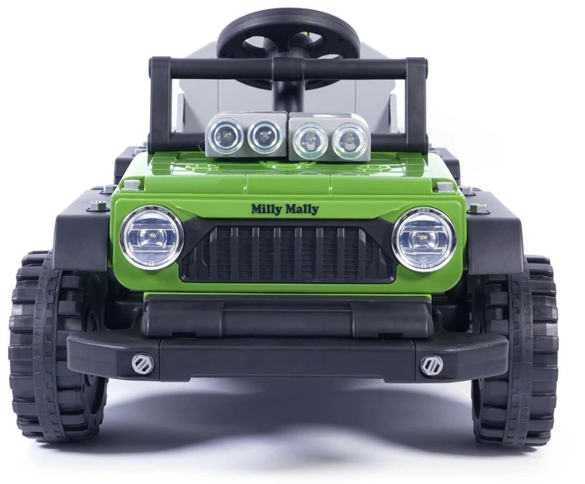 Elektrinis vaikiškas automobilis Milly Mally Prime 2in1 žalias