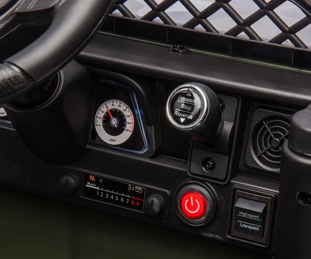 Elektrinis vaikiškas automobilis Milly Mally Toyota FJ Cruiser Army
