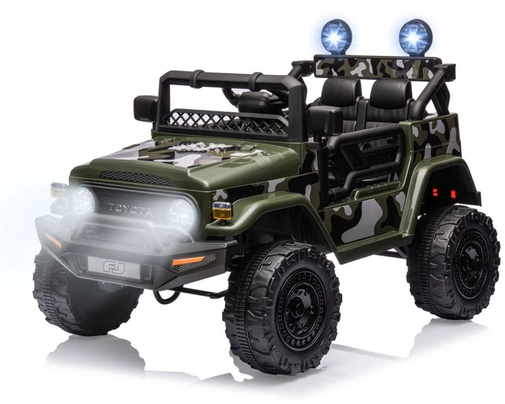 Elektrinis vaikiškas automobilis Milly Mally Toyota FJ Cruiser Army