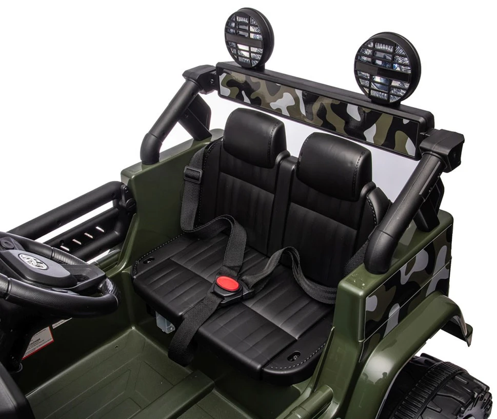 Elektrinis vaikiškas automobilis Milly Mally Toyota FJ Cruiser Army
