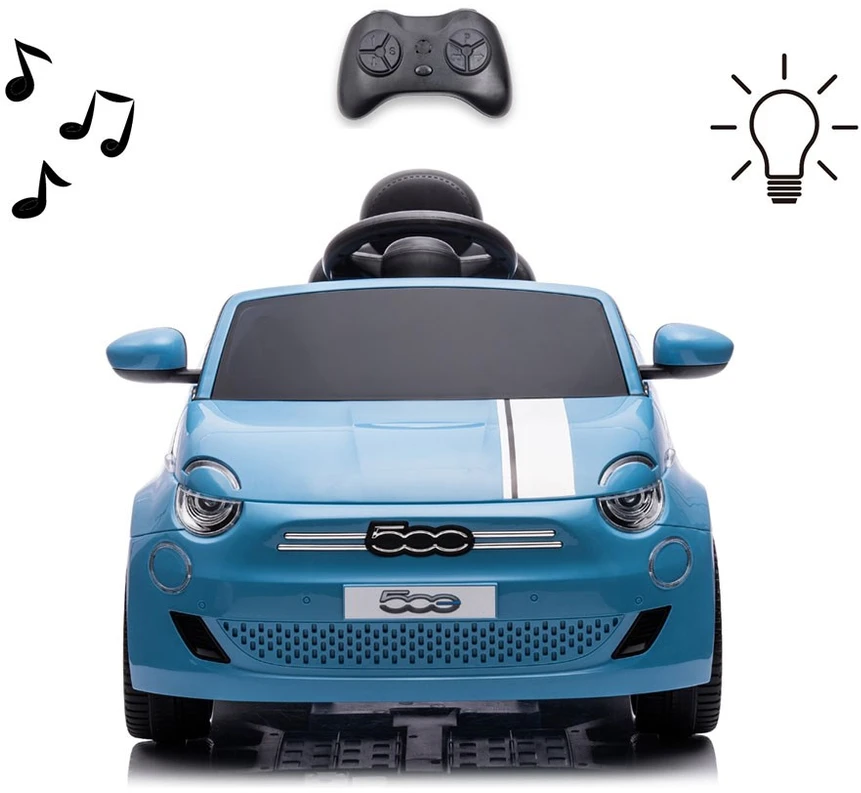 Milly Mally Mėlyna Elektromobilis Fiat 500e, Mėlyna