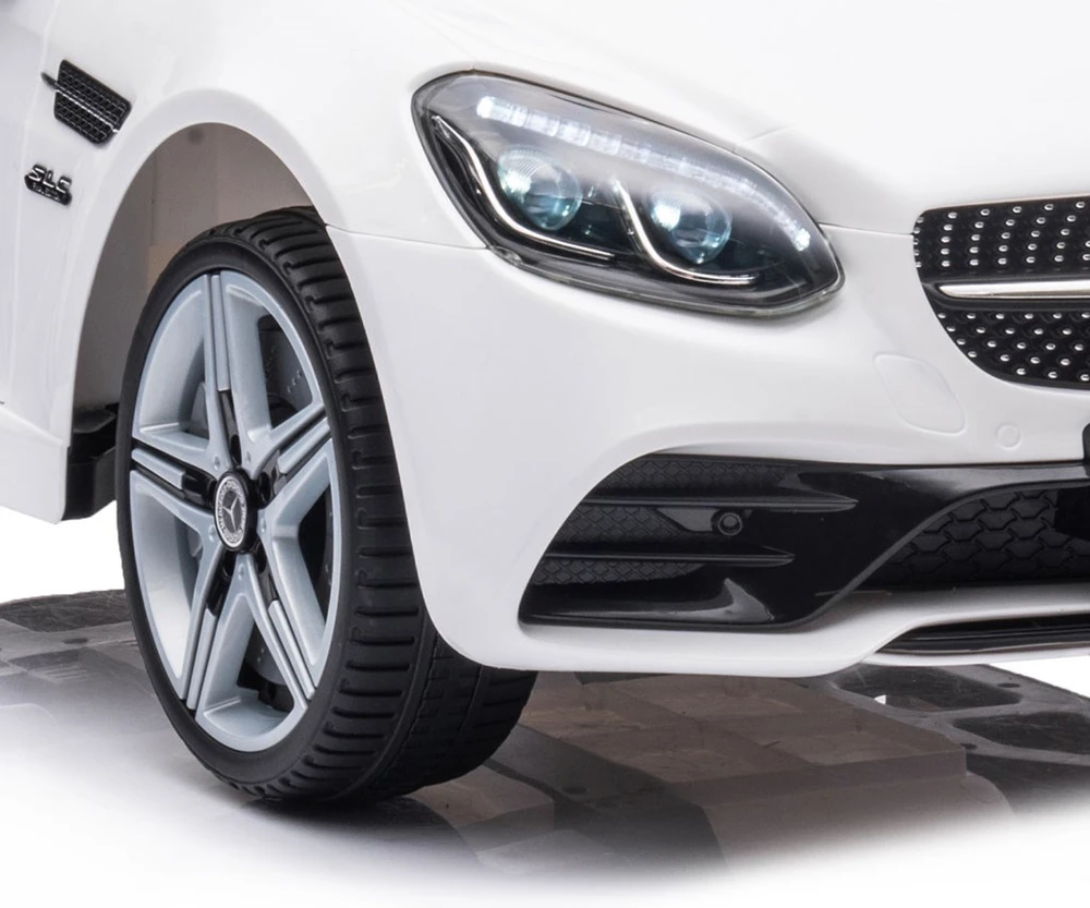 Milly Mally Akumuliatorinis automobilis vaikams „Mercedes-Benz SLC“, baltos spalvos