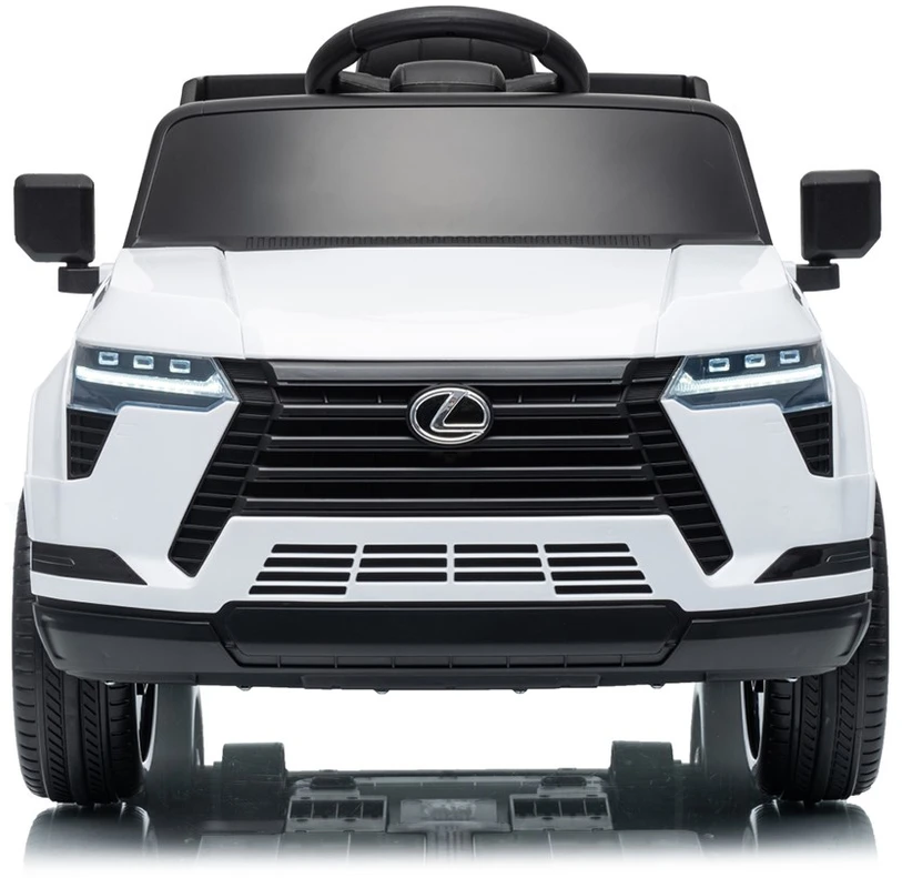 Elektrinis vaikiškas automobilis Milly Mally Lexus GX550 baltos spalvos