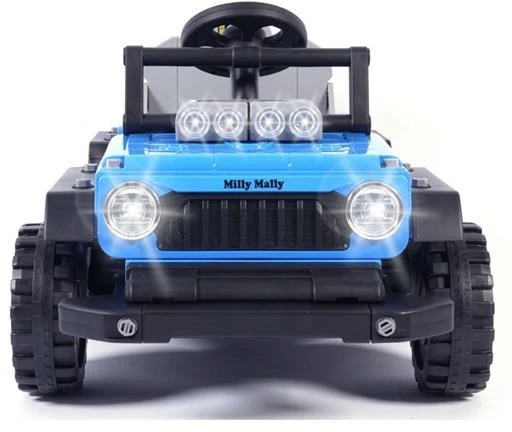Elektrinis vaikiškas automobilis Milly Mally Prime 2in1 mėlynas