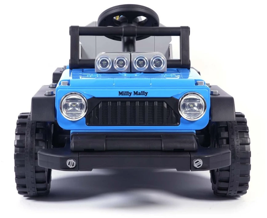 Elektrinis vaikiškas automobilis Milly Mally Prime 2in1 mėlynas