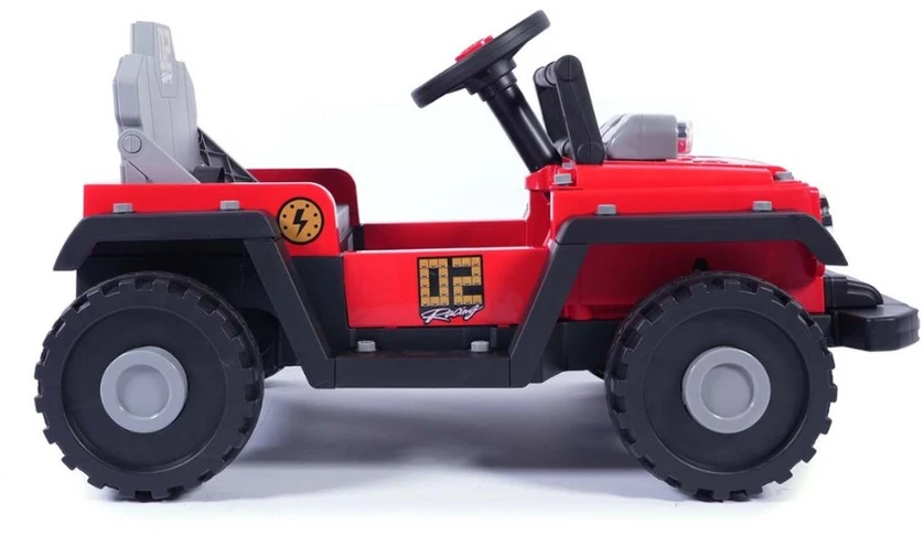 Elektrinis vaikiškas automobilis Milly Mally Prime 2in1 raudonas