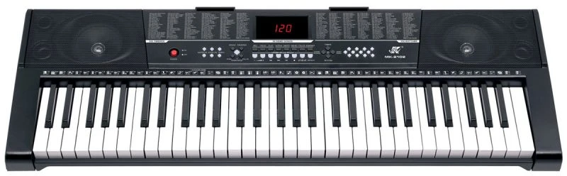 Elektroninė klaviatūra 61 klavišas MK-2102 su maitinimo bloku