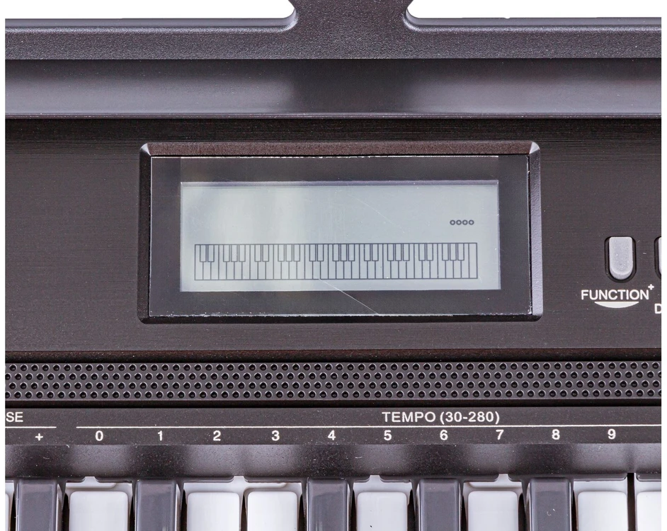 Elektroninės klavišinės organos su 61 klavišu ir MIDI jungtimi