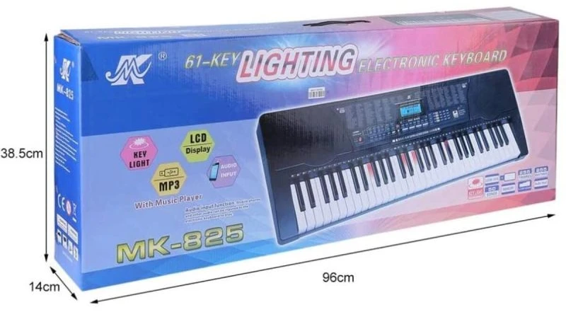 Elektroninis klaviatūros instrumentas MK-825 su mokymosi funkcija