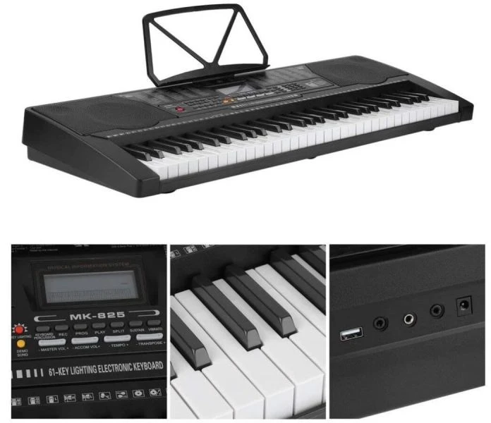 Elektroninis klaviatūros instrumentas MK-825 su mokymosi funkcija