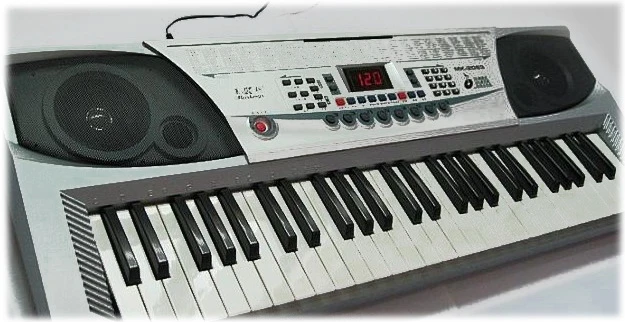 Elektroninis klavišiniai instrumentas MK-2083 su 54 klavišais ir 100 ritmų