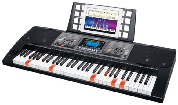Elektroninis klavišinis instrumentas su 61 klavišu ir mokymosi funkcija