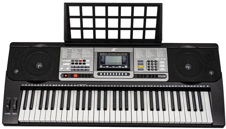 Elektroninis klavišinis instrumentas su 61 klavišu ir mokymosi funkcija