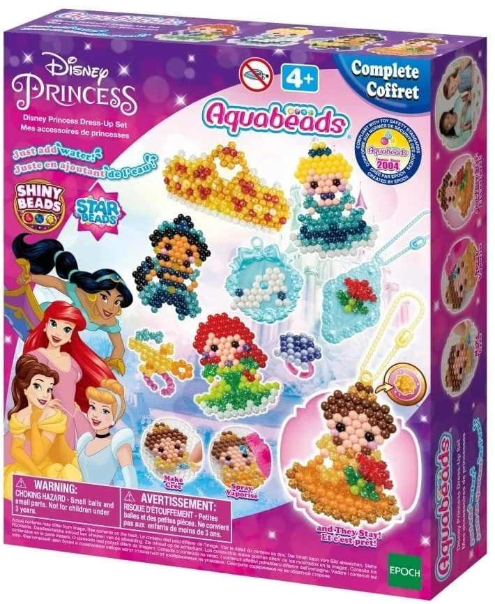 Epoch Rankdarbių rinkinys Aquabeads blizgios Disney princesės