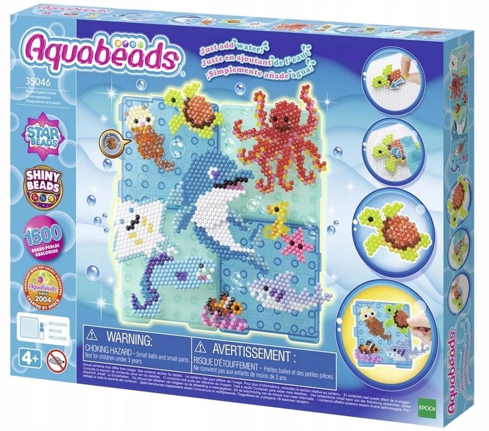 Epoch Rankdarbių rinkinys Aquabeads oceanariumas su 1500 karoliukų