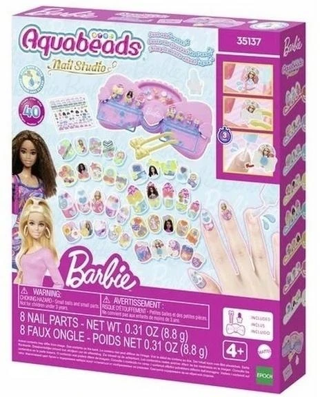 Epoch „Aquabeads“ – nagų studijos Barbės dizainerio rinkinys (35137)